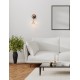 Matt Black & Rose Gold Metal Structured Acrylic LED 7 Watt 220-240Volt 345Lm 3000K IP20 D: 10,5 W: 14 H: 26 cm 