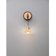 Matt Black & Rose Gold Metal Structured Acrylic LED 7 Watt 220-240Volt 345Lm 3000K IP20 D: 10,5 W: 14 H: 26 cm 