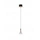 Matt Black & Rose Gold Metal Structured Acrylic LED 7 Watt 220-240Volt 345Lm 3000K IP20 D: 10,5 H: 180 cm 