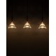 Triac Dimmable Matt Black Gold Metal & Acrylic LED 30 Watt 220-240Volt 1558Lm 3000K IP20 L: 90,5 W: 10,5 H: 150 cm 