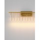 Triac Dimmable Gold & Copper Metal LED 11 Watt 220-240 Volt 807Lm 3000K IP20 L: 67 W: 10 H: 20 cm 