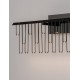 Triac Dimmable Black Chrome Copper Metal LED 11 Watt 220-240 Volt 807Lm 3000K IP20 L: 67 W: 10 H: 20 cm 