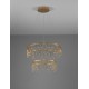 Triac Dimmable Gold Copper Metal LED 41 Watt 220-240 Volt 3317Lm 3000K IP20 D:65 H:150 cm 