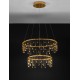Triac Dimmable Gold Copper Metal LED 41 Watt 220-240 Volt 3317Lm 3000K IP20 D:65 H:150 cm 