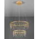 Triac Dimmable Gold Copper Metal LED 41 Watt 220-240 Volt 3317Lm 3000K IP20 D:65 H:150 cm 