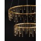 Triac Dimmable Gold Copper Metal LED 41 Watt 220-240 Volt 3317Lm 3000K IP20 D:65 H:150 cm 