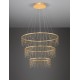Triac Dimmable Gold Copper Metal LED 72 Watt 220-240 Volt 5866Lm 3000K IP20 D:80 H:200 cm 