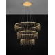 Triac Dimmable Gold Copper Metal LED 72 Watt 220-240 Volt 5866Lm 3000K IP20 D:80 H:200 cm 