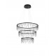 Triac Dimmable Black Chrome Copper Metal LED 72 Watt 220-240 Volt 5866Lm 3000K IP20 D: 80 H: 200 cm 