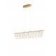 Triac Dimmable Gold Copper Metal LED 17 Watt 220-240 Volt 1351Lm 3000K IP20 L: 120 W: 8 H: 170 cm 