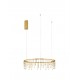 Triac Dimmable Gold Copper Metal LED 26 Watt 220-240 Volt 1981Lm 3000K IP20 D:65 H:150 cm 