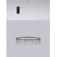 Triac Dimmable Black Chrome Copper Metal LED 26 Watt 220-240 Volt 1981Lm 3000K IP20 D:65 H:150 cm 