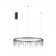 Triac Dimmable Black Chrome Copper Metal LED 31 Watt 220-240 Volt 2562Lm 3000K IP20 D:80 H:150 cm 