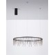 Triac Dimmable Black Chrome Copper Metal LED 31 Watt 220-240 Volt 2562Lm 3000K IP20 D:80 H:150 cm 