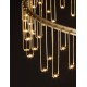 Triac Dimmable Gold Copper Metal LED 36 Watt 220-240 Volt 3073Lm 3000K IP20 D:100 H:150 cm 