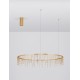 Triac Dimmable Gold Copper Metal LED 36 Watt 220-240 Volt 3073Lm 3000K IP20 D:100 H:150 cm 