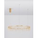Triac Dimmable Gold Copper Metal LED 36 Watt 220-240 Volt 3073Lm 3000K IP20 D:100 H:150 cm 
