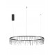 Triac Dimmable Black Chrome Copper Metal LED 36 Watt 220-240 Volt 3073Lm 3000K IP20 D:100 H:150 cm 