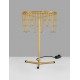 Touch Dimmable Gold Copper Metal LED 16 Watt 220-240 Volt 1092Lm 3000K IP20 Cable Length 215 cm D: 40 W: 40 H: 140 cm 