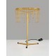 Touch Dimmable Gold Copper Metal LED 16 Watt 220-240 Volt 1092Lm 3000K IP20 Cable Length 215 cm D: 40 W: 40 H: 140 cm 