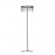 Touch Dimmable Black Chrome Copper Metal LED 17 Watt 220-240 Volt 1266Lm 3000K IP20 Cable Length 215 cm D: 40 W: 40 H: 140 c