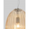 Pendant Light Copper Glass Copper Metal E271x60W D22 H120