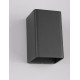 Anthracite Die-Casting Aluminum & Clear Acrylic LED G9 1x5 Watt 220-240 Volt Bulb Excluded IP65 D: 7.7 W: 7.6 H: 14.4 cm 