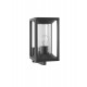 Anthracite Die-Casting Aluminium & Clear Acrylic LED E27 1x12 Watt 220-240 Volt IP65 Bulb Excluded L: 14.5 W: 21.5 H: 27.6 cm 