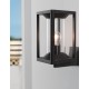 Anthracite Die-Casting Aluminium & Clear Acrylic LED E27 1x12 Watt 220-240 Volt IP65 Bulb Excluded L: 14.5 W: 21.5 H: 27.6 cm 