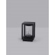 Anthracite Die-Casting Aluminium & Clear Acrylic LED E27 1x12 Watt 220-240 Volt IIP65 Bulb Excluded L: 14.5 W: 14.5 H: 22 cm 