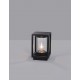 Anthracite Die-Casting Aluminium & Clear Acrylic LED E27 1x12 Watt 220-240 Volt IIP65 Bulb Excluded L: 14.5 W: 14.5 H: 22 cm 