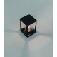Anthracite Die-Casting Aluminium & Clear Acrylic LED E27 1x12 Watt 220-240 Volt IIP65 Bulb Excluded L: 14.5 W: 14.5 H: 22 cm 