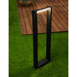 Black Die-Casting Aluminium Acrylic Diffuser LED 7 Watt 719Lm 3000K 220-240 Volt Beam Angle 150O IP54 L: 20 W: 6 H: 80 cm 