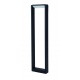 Black Die-Casting Aluminium Acrylic Diffuser LED 7 Watt 719Lm 3000K 220-240 Volt Beam Angle 150O IP54 L: 20 W: 6 H: 80 cm 