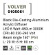 Black Die-Casting Aluminium Acrylic Diffuser LED 7 Watt 719Lm 3000K 220-240 Volt Beam Angle 150O IP54 L: 20 W: 6 H: 80 cm 