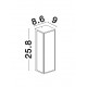 Anthracite Die-Casting Aluminium & Clear Glass LED E27 1x12 Watt 220-240 Volt Bulb Excluded IP65 L: 8.6 W: 9 H: 25.8 cm 