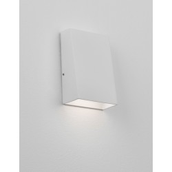 Sandy White Aluminium & Glass LED 4.5 Watt 304Lm 3000K 200-240 Volt IP54 Light Down L: 8 W: 4 H: 12 cm 