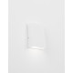 Sandy White Aluminium & Glass LED 4.5 Watt 304Lm 3000K 200-240 Volt IP54 Light Down L: 8 W: 4 H: 12 cm 