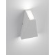 Sandy White Aluminium & Glass LED 7 Watt 397Lm 3000K 200-240 Volt IP54 Light up & Down L: 7.4 W: 7.4 H: 13.6 cm