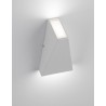 Sandy White Aluminium & Glass LED 7 Watt 397Lm 3000K 200-240 Volt IP54 Light up & Down L: 7.4 W: 7.4 H: 13.6 cm