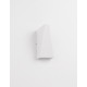 Sandy White Aluminium & Glass LED 7 Watt 397Lm 3000K 200-240 Volt IP54 Light up & Down L: 7.4 W: 7.4 H: 13.6 cm 