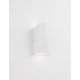Sandy White Aluminium & Glass LED 7 Watt 397Lm 3000K 200-240 Volt IP54 Light up & Down L: 7.4 W: 7.4 H: 13.6 cm 