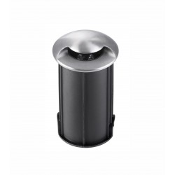 Satin Nickel Aluminium LED 1 Watt 60Lm 3000K IP67 100-240 Volt 50Hz Beam 42o Driver Included D: 4.2 H: 7 cm Cut Out: 3.7 cm 