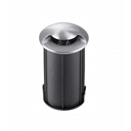Satin Nickel Aluminium LED 1 Watt 60Lm 3000K IP67 100-240 Volt 50Hz Beam 42o Driver Included D: 4.2 H: 7 cm Cut Out: 3.7 cm 