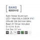 Satin Nickel Aluminium LED 1 Watt 60Lm 3000K IP67 100-240 Volt 50Hz Beam 42o Driver Included D: 4.2 H: 9 cm Cut Out: 3.7 cm 