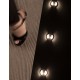 Satin Nickel Aluminium LED 1 Watt 60Lm 3000K IP67 100-240 Volt 50Hz Beam 42o Driver Included D: 4.2 H: 9 cm Cut Out: 3.7 cm 