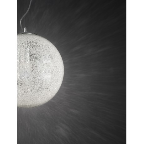 Pendant, Glass & metal,Crystal/clear glass, E27, 1*60W, D:20*120 