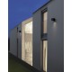 Black Aluminium Glass Diffuser LED GU10 1x7 Watt 100-240 Volt IP54 Bulb Excluded D: 6.8 W: 11.5 H: 9.5 cm 