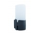 Dark Gray Aluminium White Acrylic LED E27 1x12 Watt 220-240 Volt IP54 Bulb Excluded D: 10 W: 13 H: 21 cm 