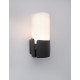 Dark Gray Aluminium White Acrylic LED E27 1x12 Watt 220-240 Volt IP54 Bulb Excluded D: 10 W: 13 H: 21 cm 